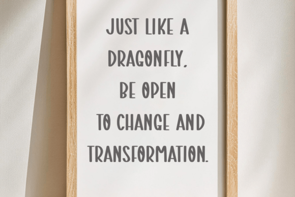 Dragonfly Font - Preview 4