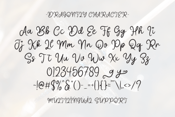 Dragonfly Font - Preview 5
