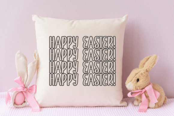 Easter Coloring Font - Preview 5