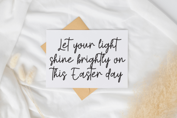 Easter Sublimation Font - Preview 1
