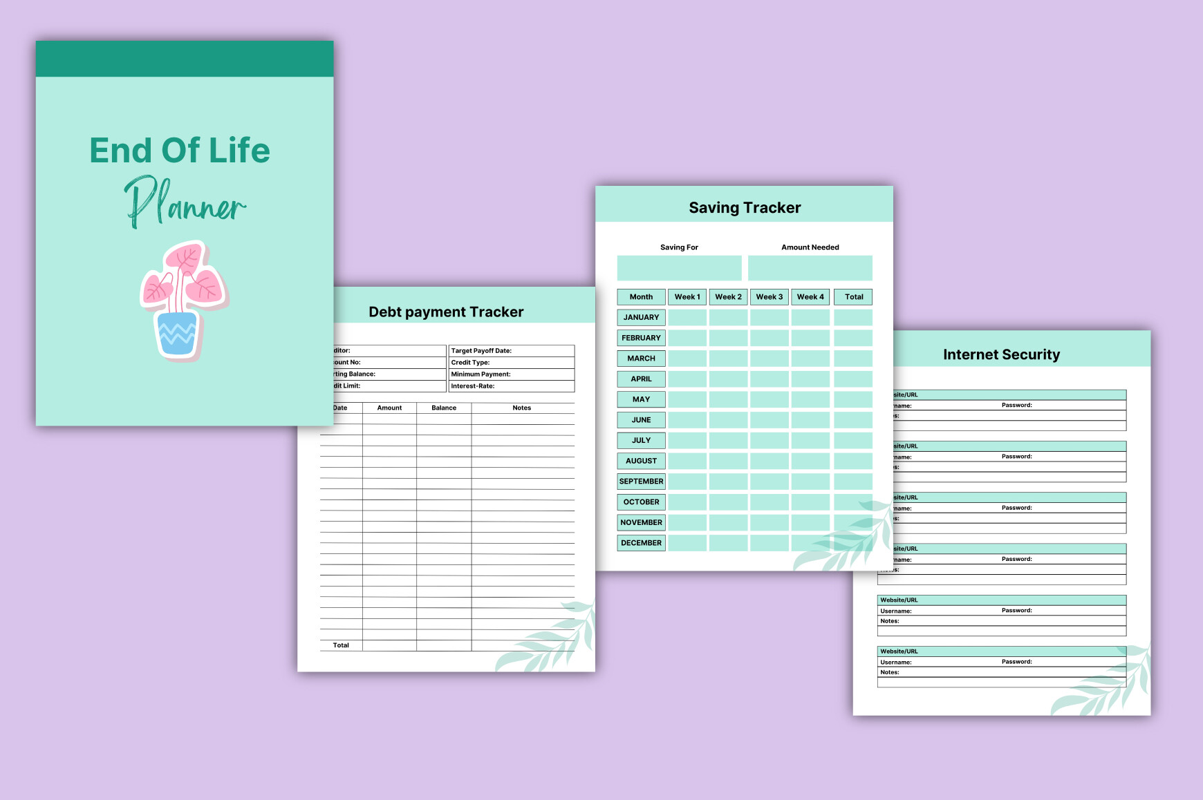 End of Life Planner Canva KDP Graphic by rahimaartwork077 · Creative ...