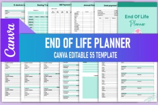 End of Life Planner Canva KDP Graphic by rahimaartwork077 · Creative ...