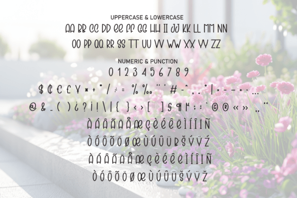 Flower Garden Font - Preview 6
