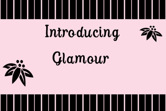 Glamour Font - Preview 1