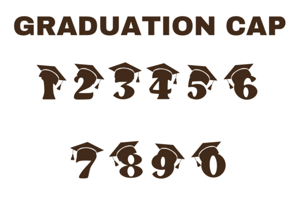 Graduation Cap Font - Preview 3