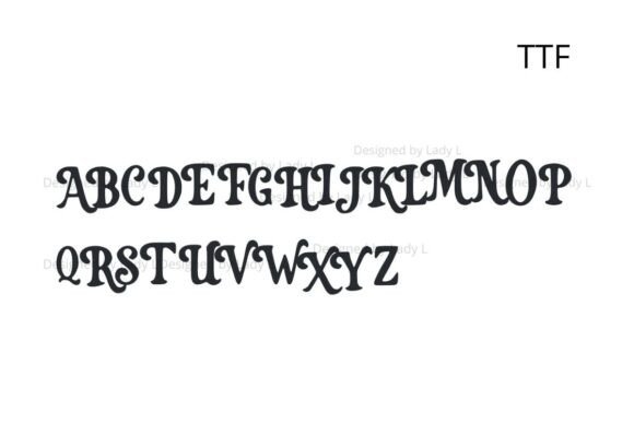 Groovy Newspaper Font PNG with transparent background - Preview 1