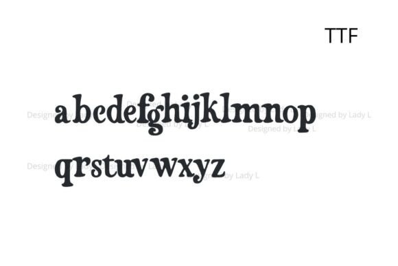 Groovy Newspaper Font PNG with transparent background - Preview 2