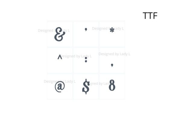 Groovy Newspaper Font PNG with transparent background - Preview 5
