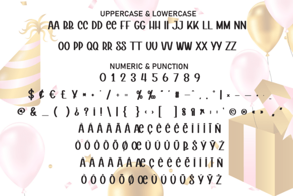 Happy Birthday Font - Preview 6