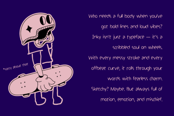 Inky Font - Preview 6