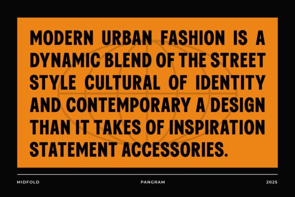 Midfold Font PNG with transparent background - Preview 5