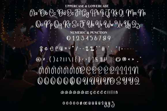 Nightparty Font PNG with transparent background - Preview 6