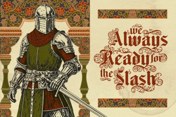 Old Master Font PNG with transparent background - Preview 1