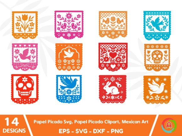 Papel Picado Svg Bundle