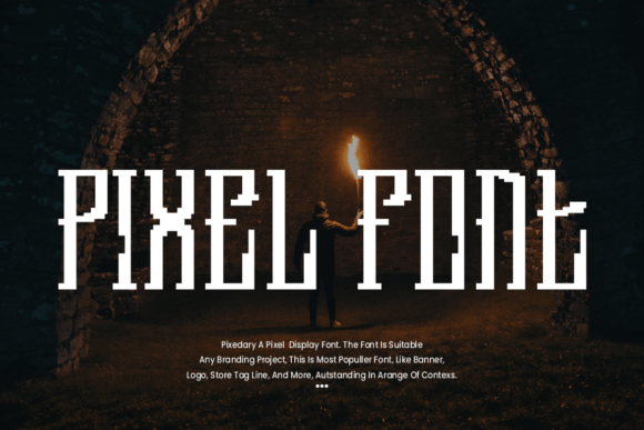 Pixedary Font PNG with transparent background - Preview 1
