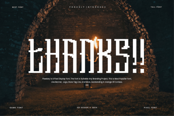 Pixedary Font font preview - 4