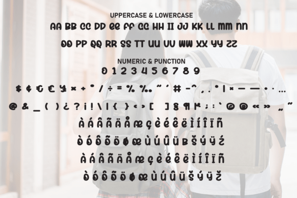 School Morning Font PNG with transparent background - Preview 6