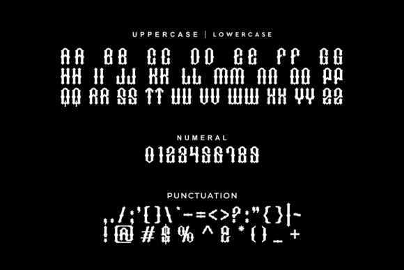 Scomgah Gelojas Font PNG with transparent background - Preview 5