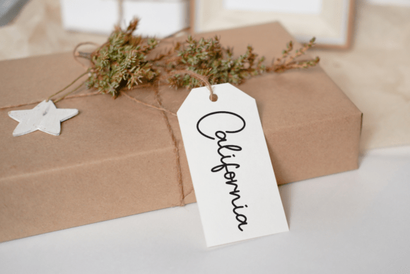 Sewing Pattern Font PNG with transparent background - Preview 4