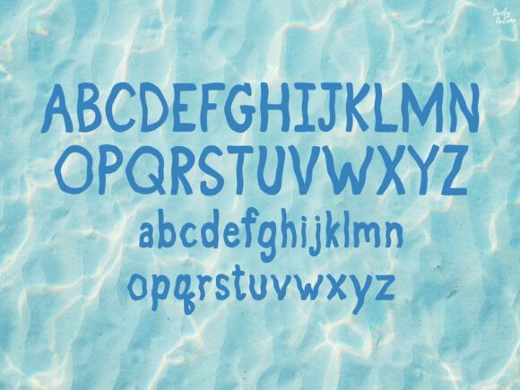 Aqua Font - Preview 1
