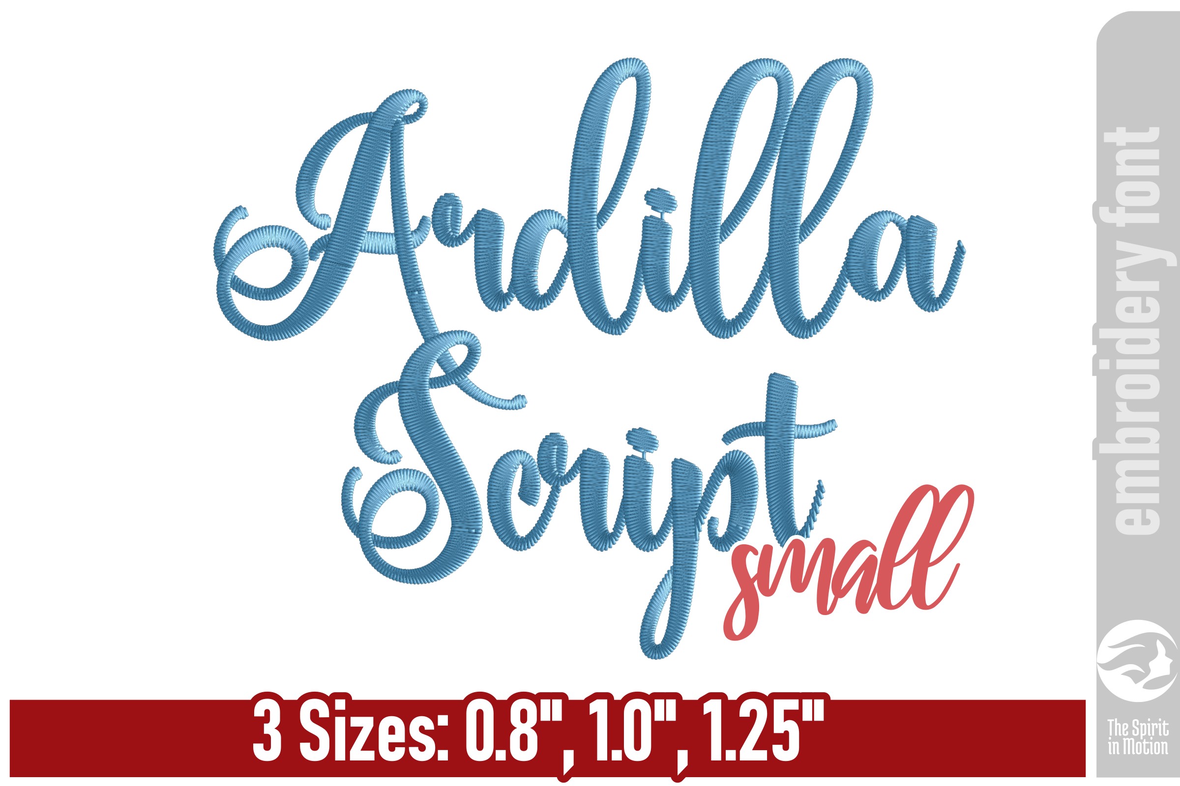 Ardilla Script Embroidery Font
