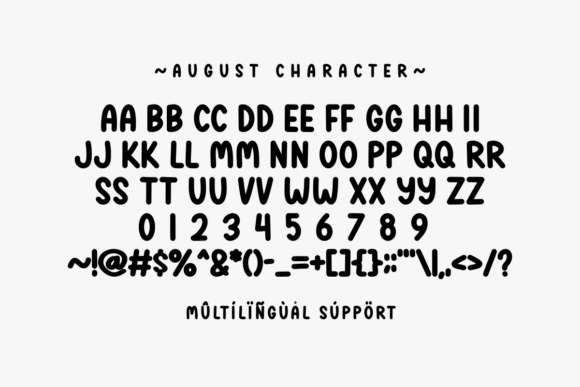 August Font - Preview 1