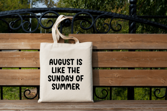 August Font - Preview 5