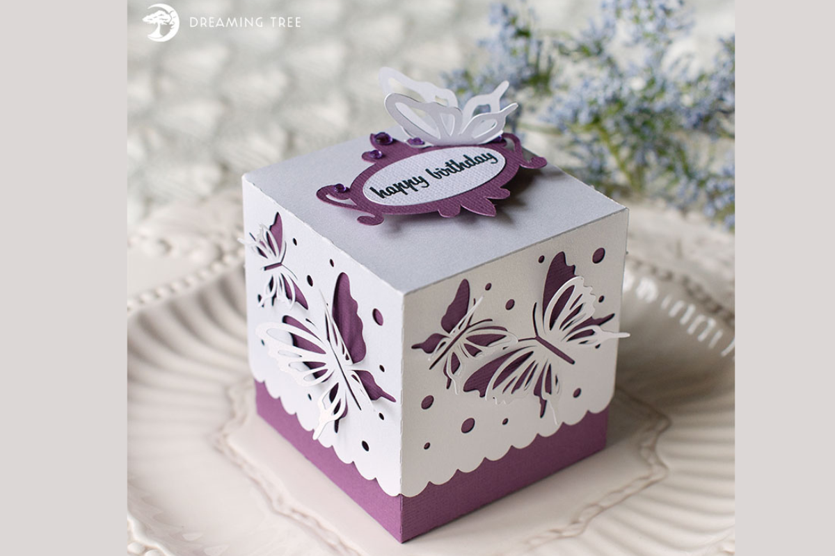 Butterfly Favor Box SVG