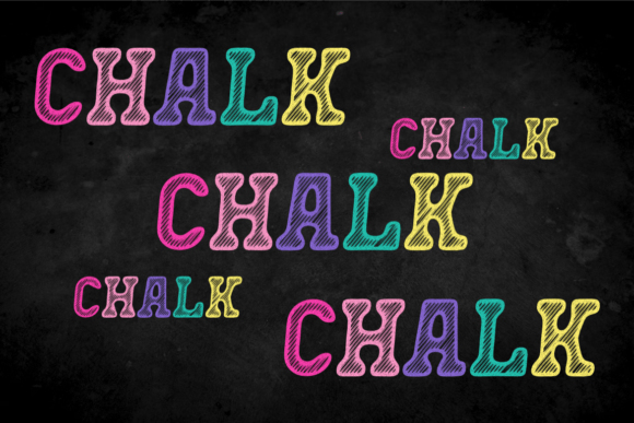 Chalk Hybrida Font - Preview 1