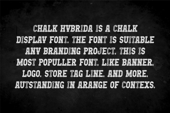 Chalk Hybrida Font - Preview 3
