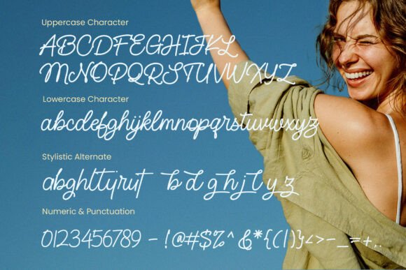 Cotieleny Font PNG with transparent background - Preview 3