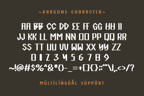 Dragons Font - Preview 1