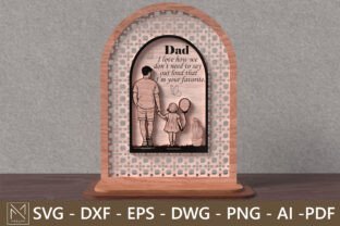 Dad Arch Father’s Day Arch Sign Laser Cut Bundle · Creative Fabrica
