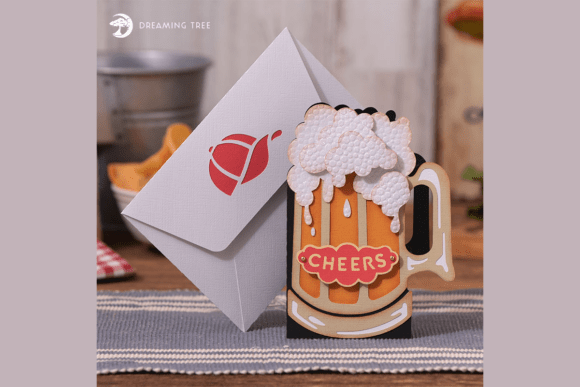 Father's Day Cheers Card SVG