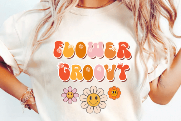 Flower Groovy Font - Preview 1