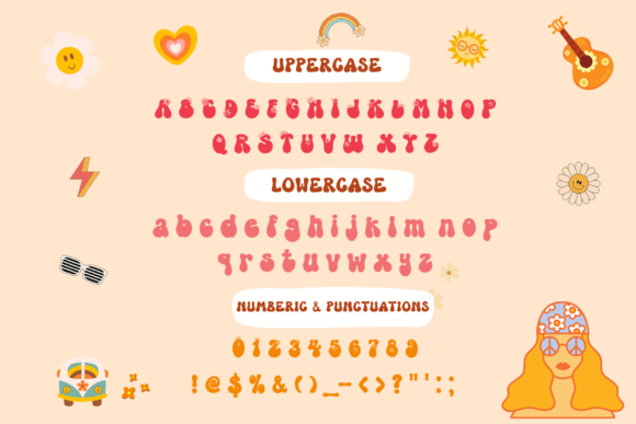 Flower Groovy Font - Preview 6