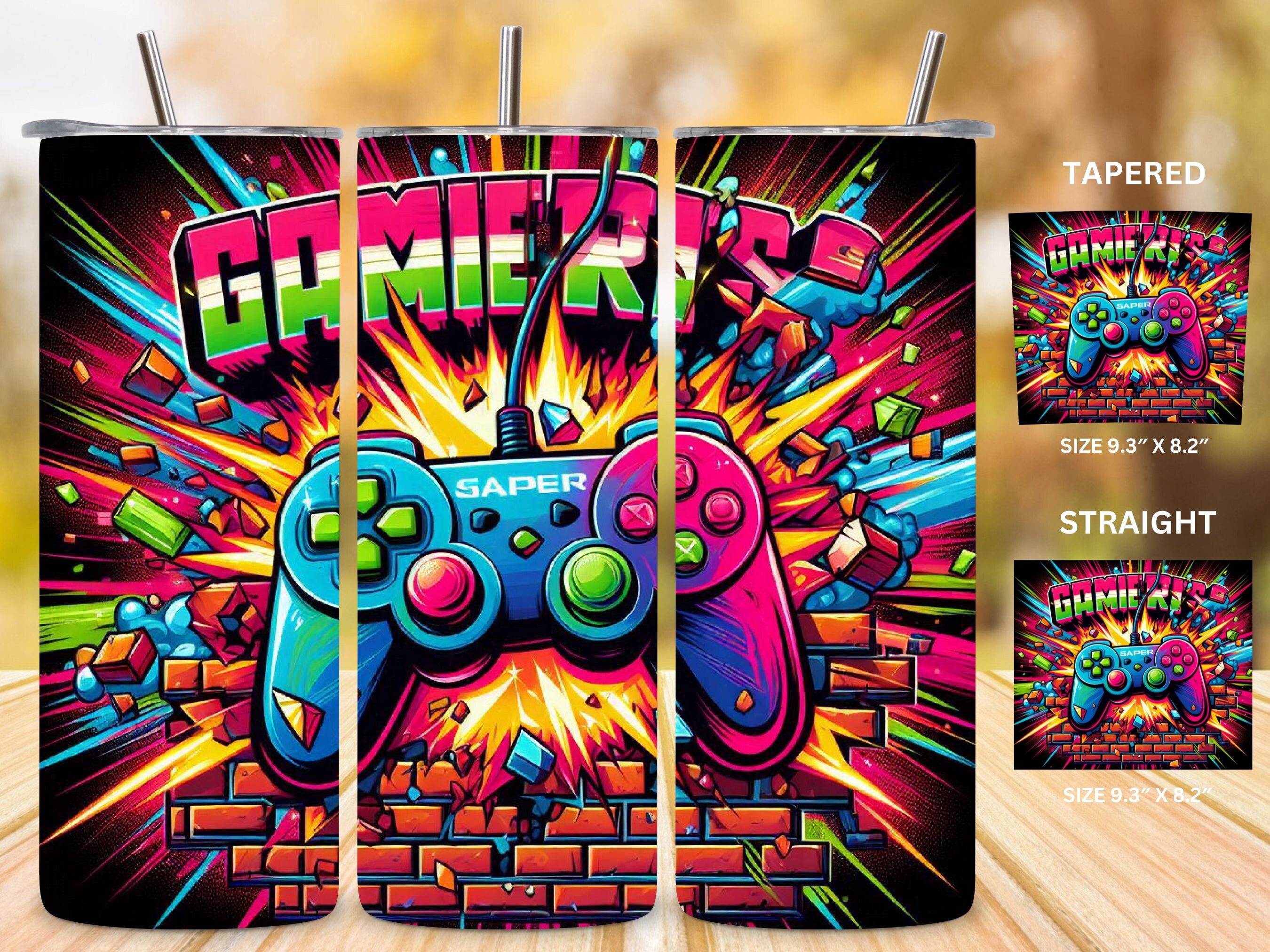 Gamers Life Apocalypse Tumbler Wrap Graphic by Puma Prints · Creative ...