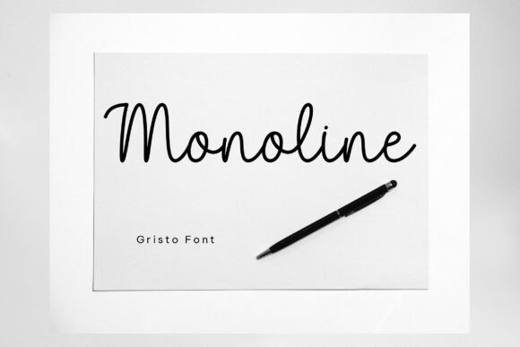 Gristo Font PNG with transparent background - Preview 2