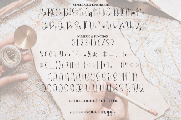 History Stylish Font PNG with transparent background - Preview 6