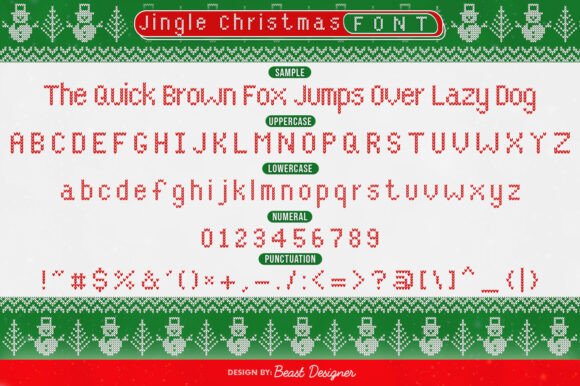 Jingle Christmas Font - Preview 1