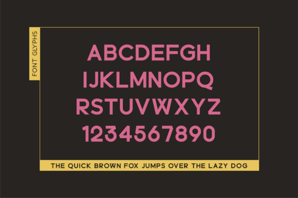 Lotsum Font PNG with transparent background - Preview 3