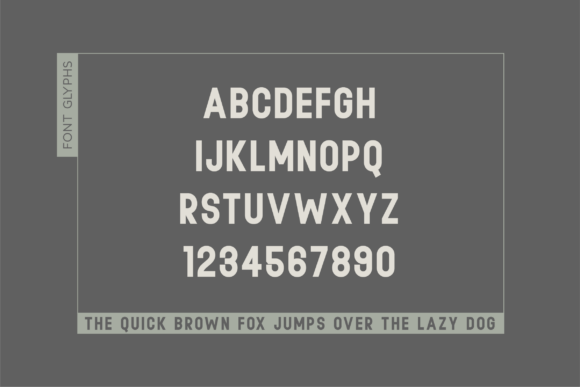 Monolite Font PNG with transparent background - Preview 3