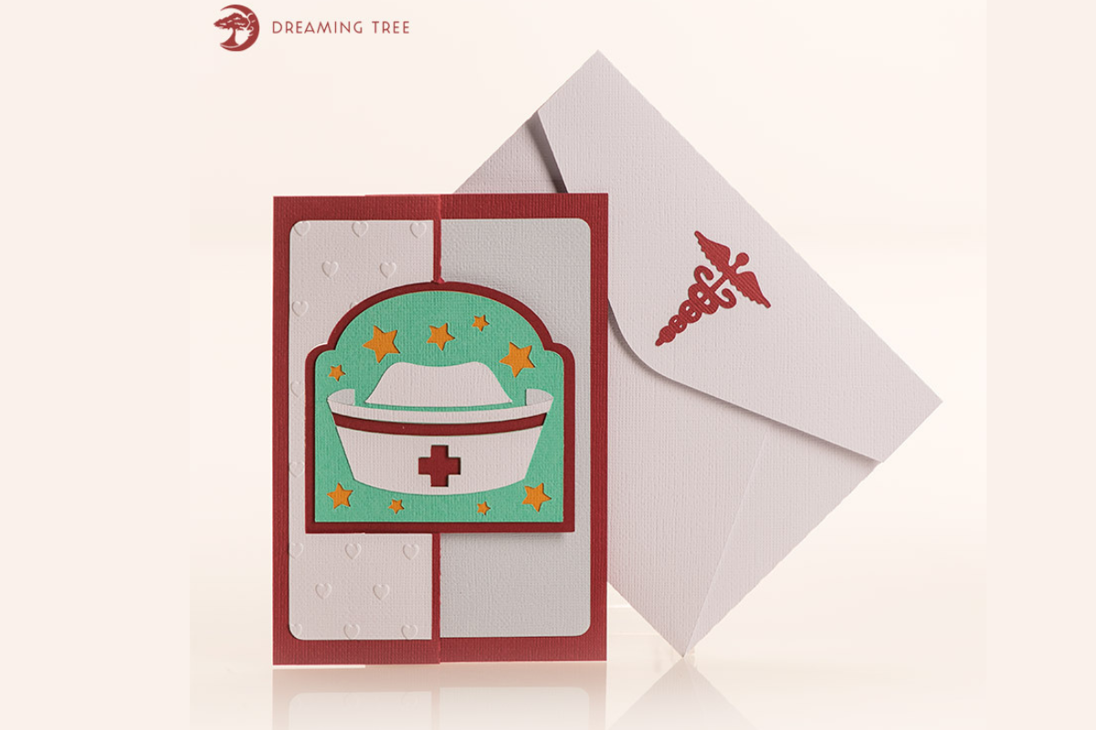 Nurse Flip Card SVG