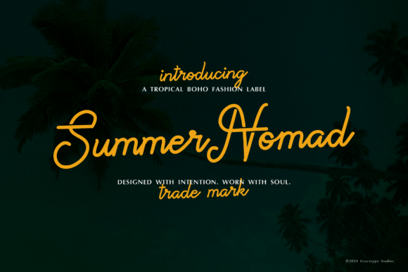 Paradise Gallaiso Font PNG with transparent background - Preview 3