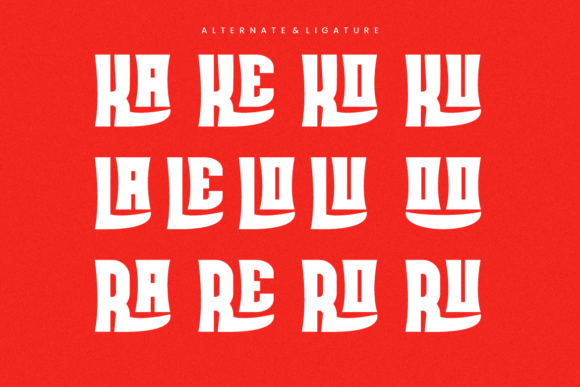 Rook Lanakox Font PNG with transparent background - Preview 4