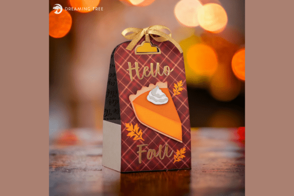 Autumn Treat Tote Fall 3D SVG Craft By Dreaming Tree