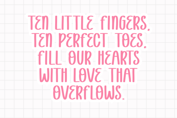 Baby Boy Font - Preview 2