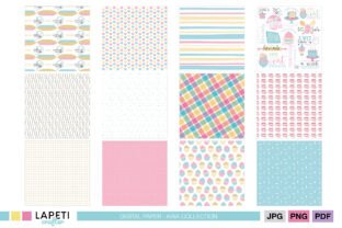 Baking Digital Paper Pack Graphic by lapeticrafter · Creative Fabrica