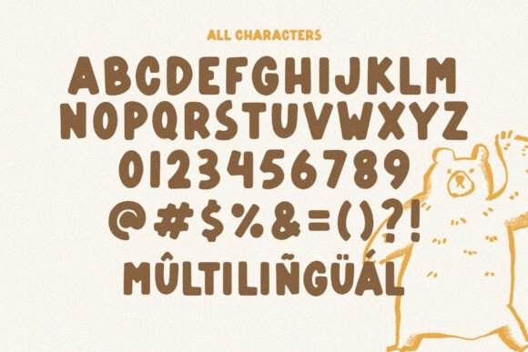 Bear Nose Font - Preview 5