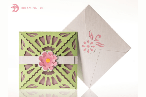 Blossom Greeting Card SVG